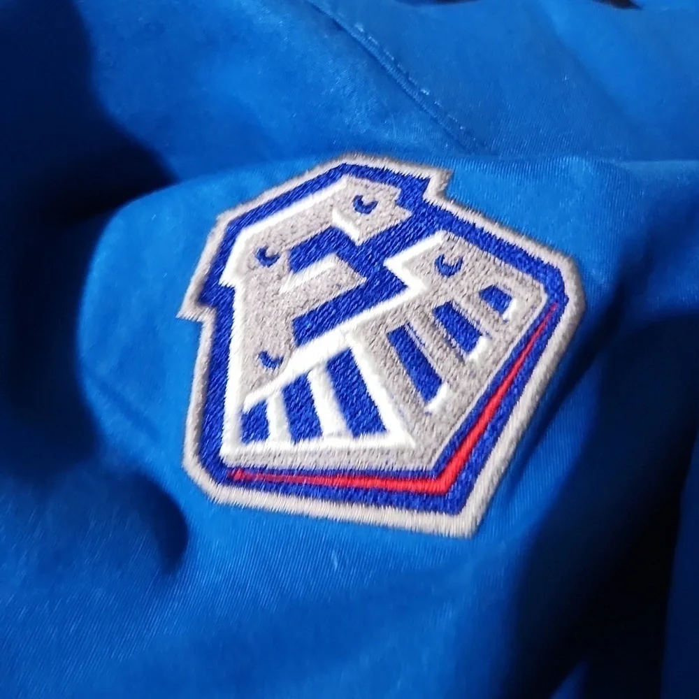 WP Golf Jacket Mens Weatherproof Wind Breaker Size XXL Blue